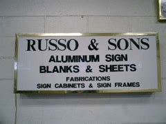 sheet metal sign fabrication ohio|russo and sons sign making.